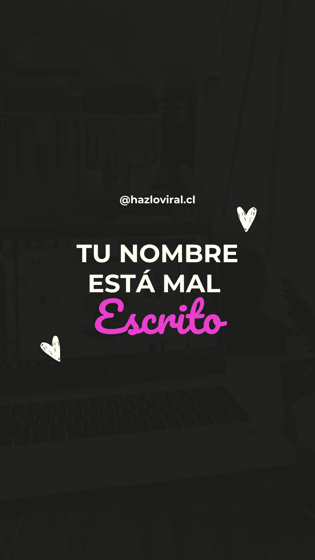 Tu nombre en Instagram esta mal escrito